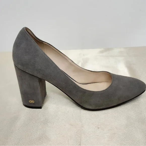 Cole Haan Gray Suede Heels - Picture 9 of 15